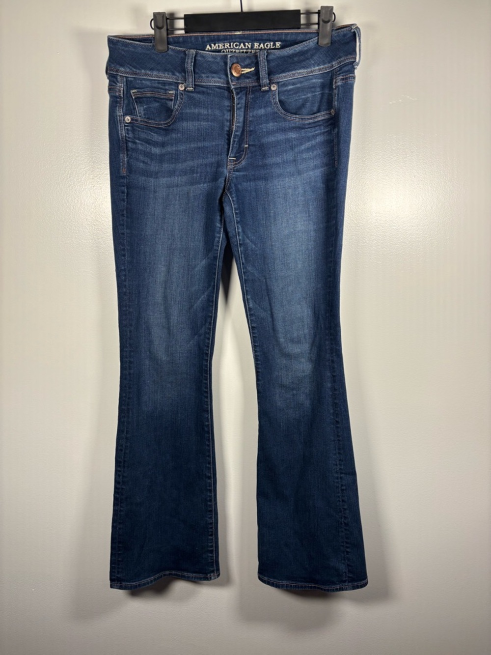 American Eagle Outfitters Mid-Blue Flare Jeans